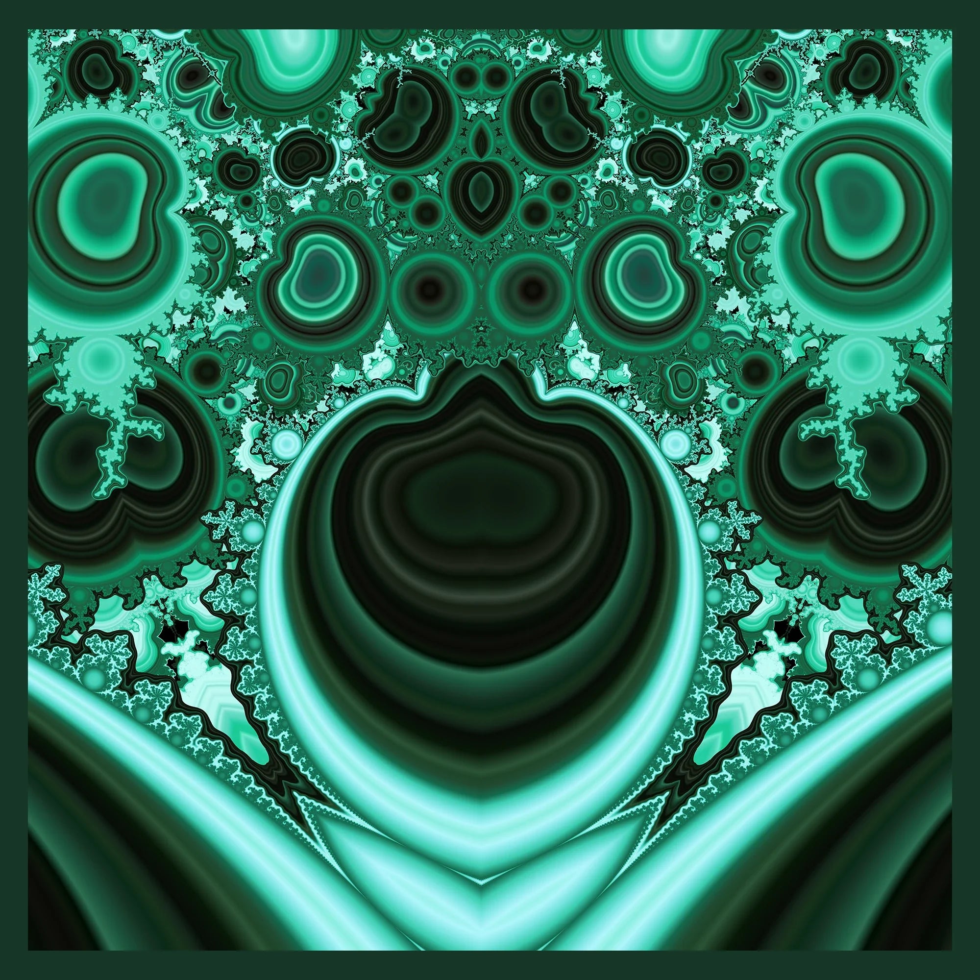 Organic Shapes Automata Poster