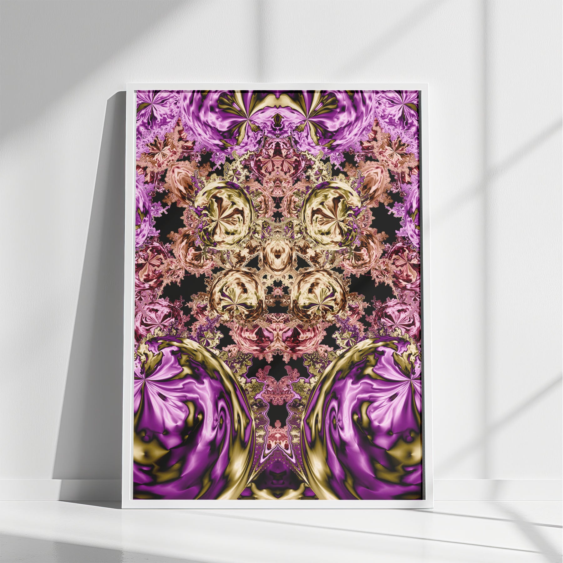 Floral Storm Automata Poster