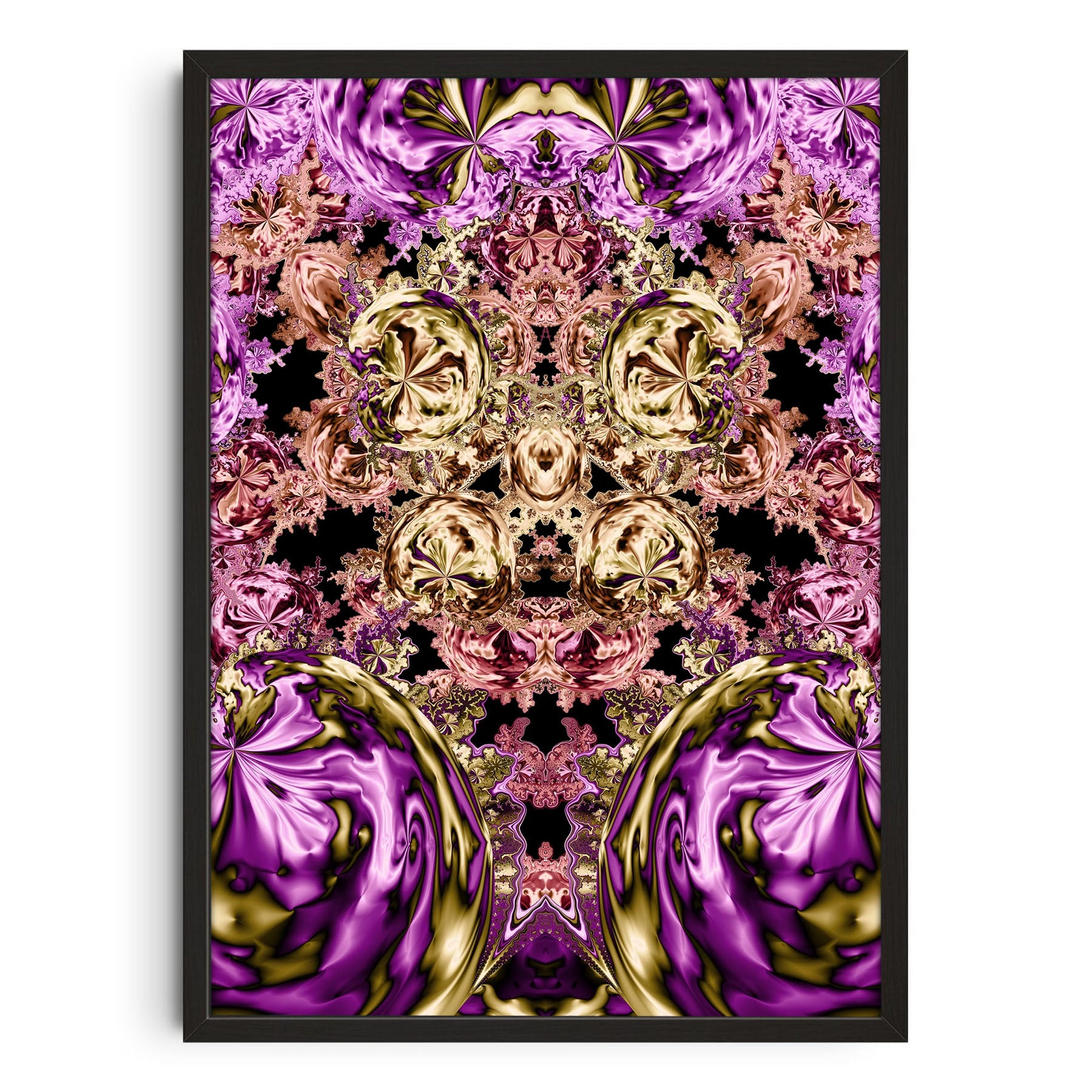 Floral Storm Automata Poster